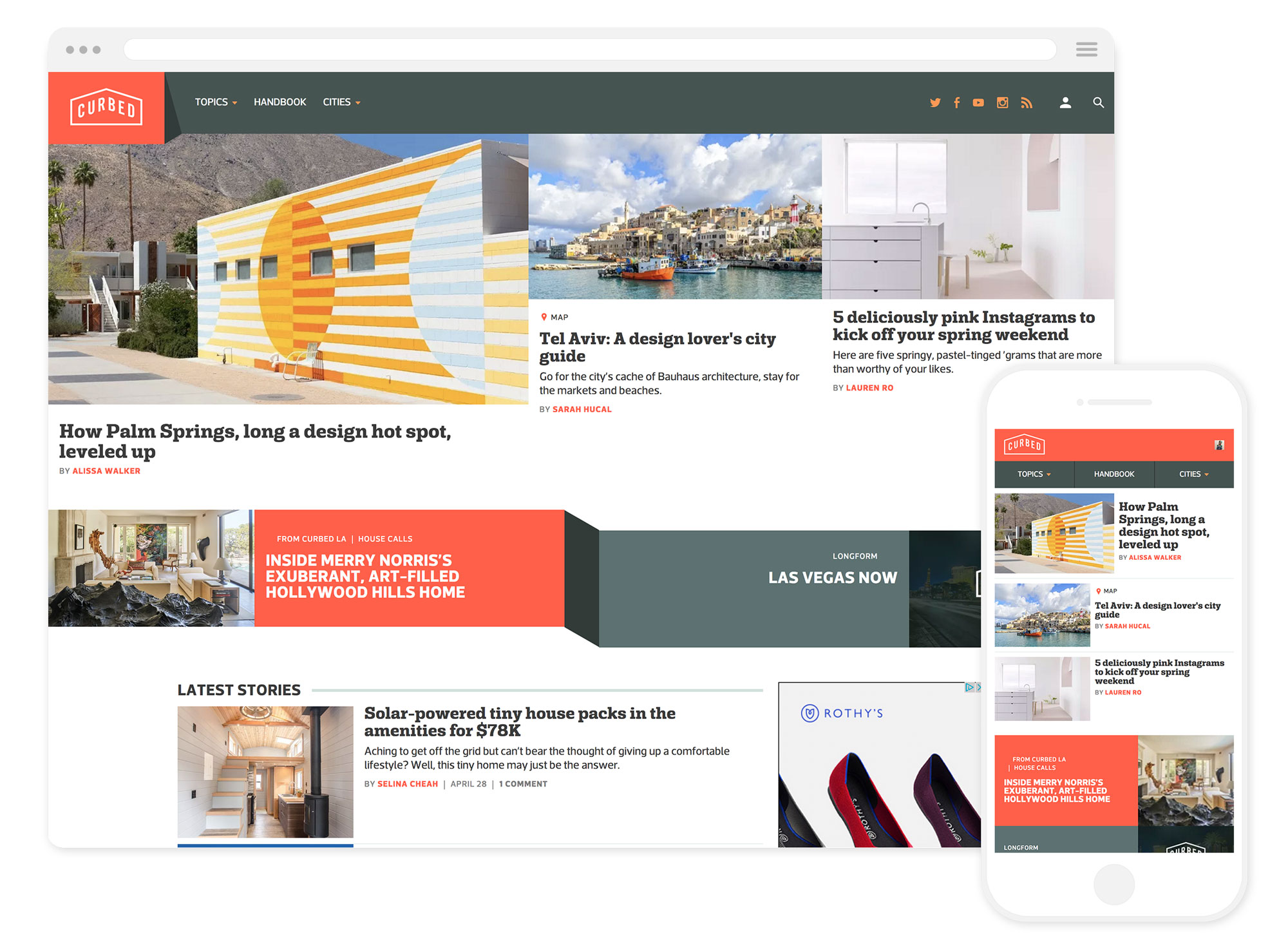 Curbed's homepage
