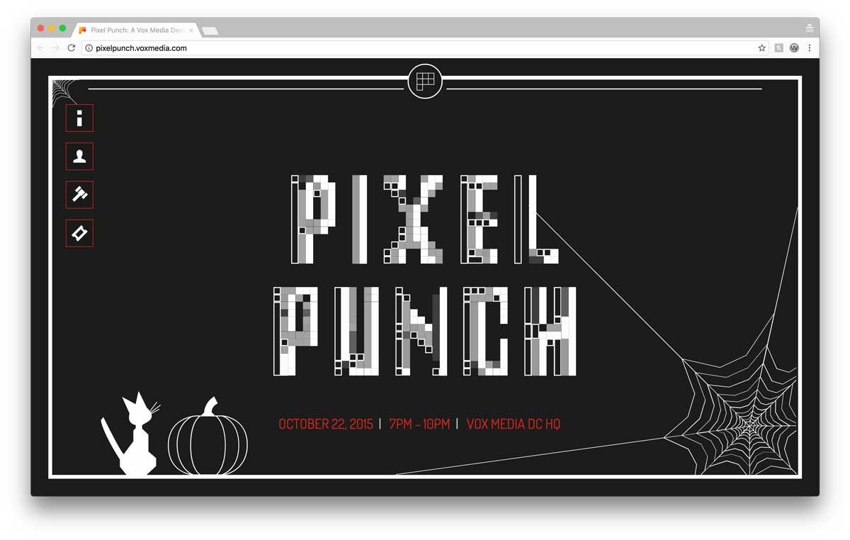Image of the PixelPunch website